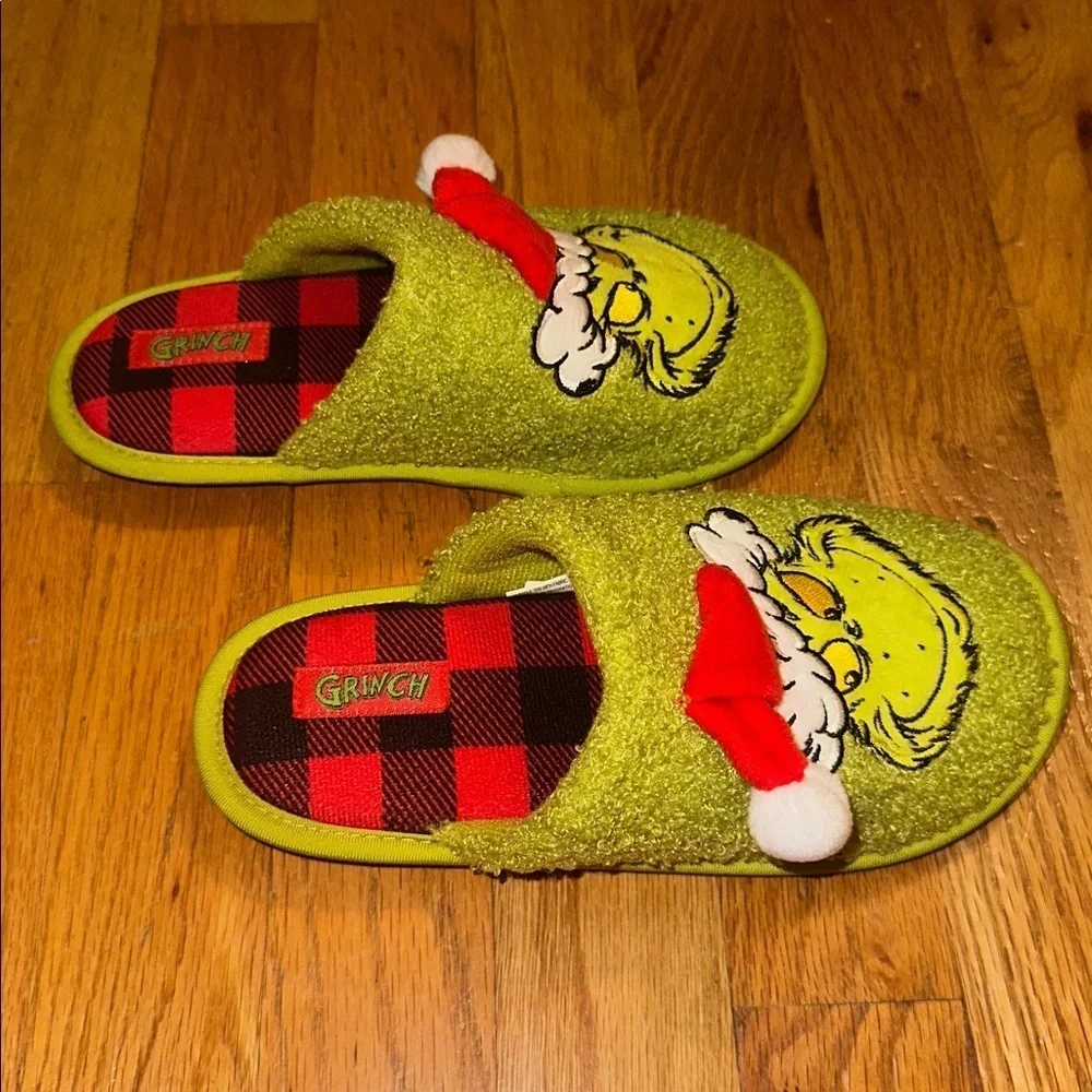 Kids Grinch Slippers